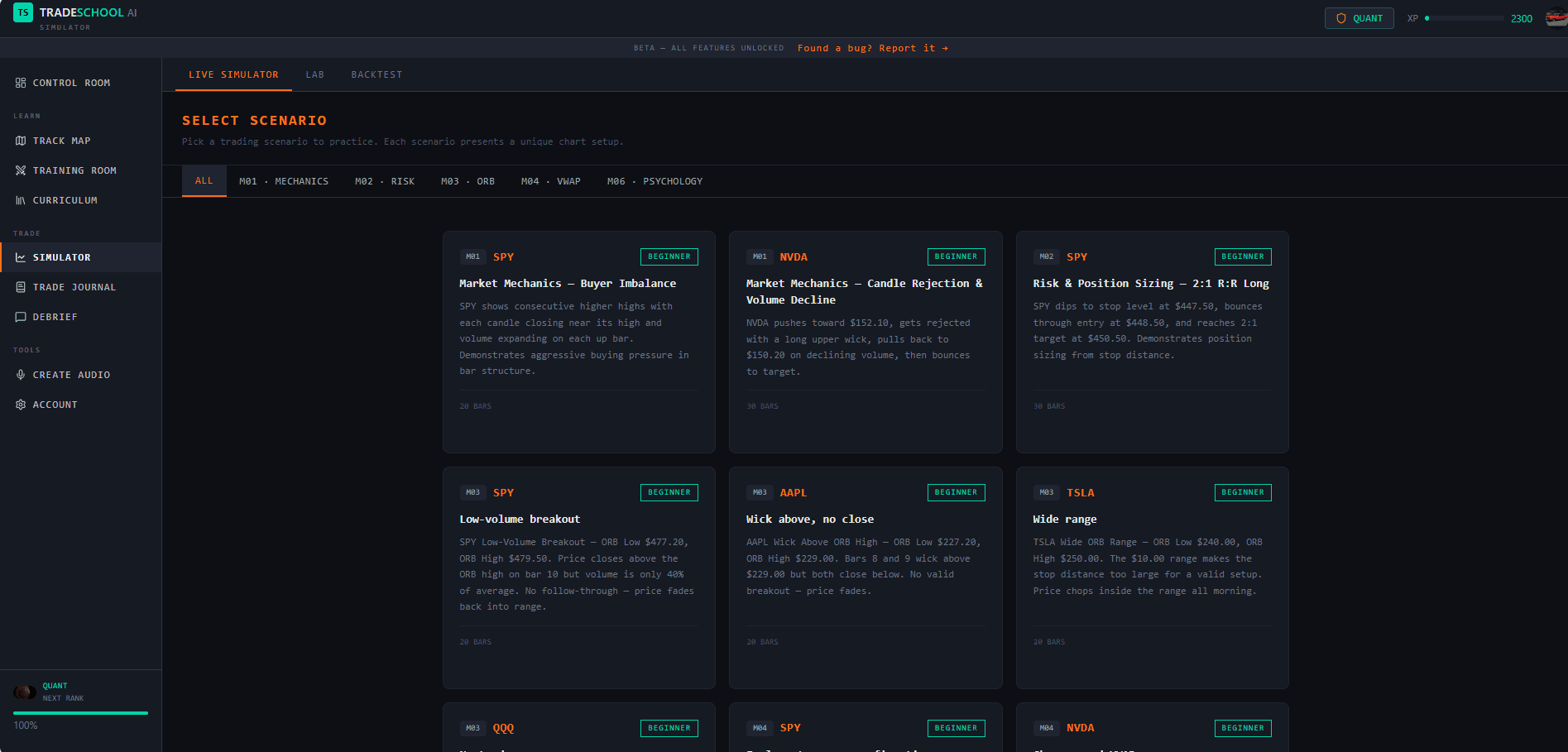Scenario Picker